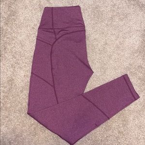 TYC Speckled Purple Heart Booty Leggings